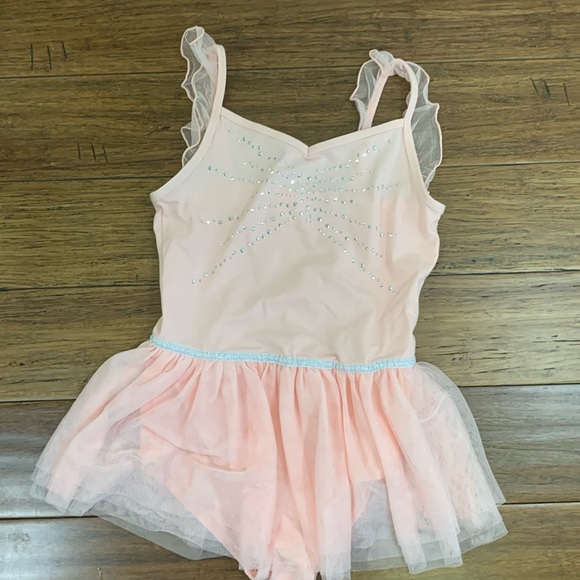 Cat & Jack Other - Pink Ballet Leotard Tutu Skirt Sparkle Dance Costume Girls 14/16